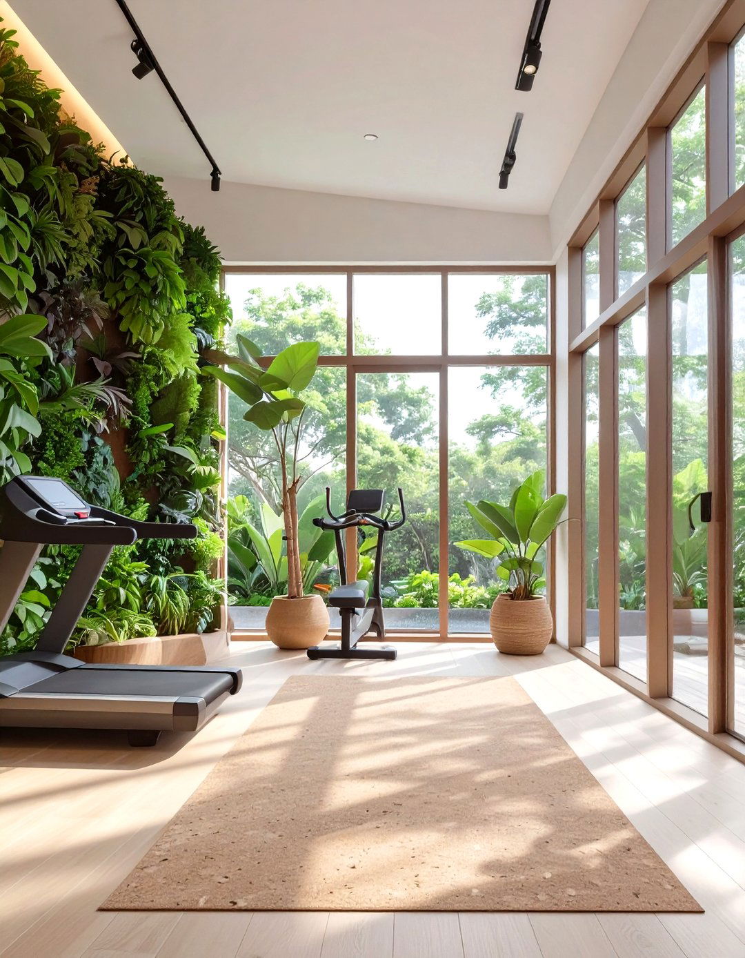The Biophilic Home Gym - 30 interior design websites free ideas