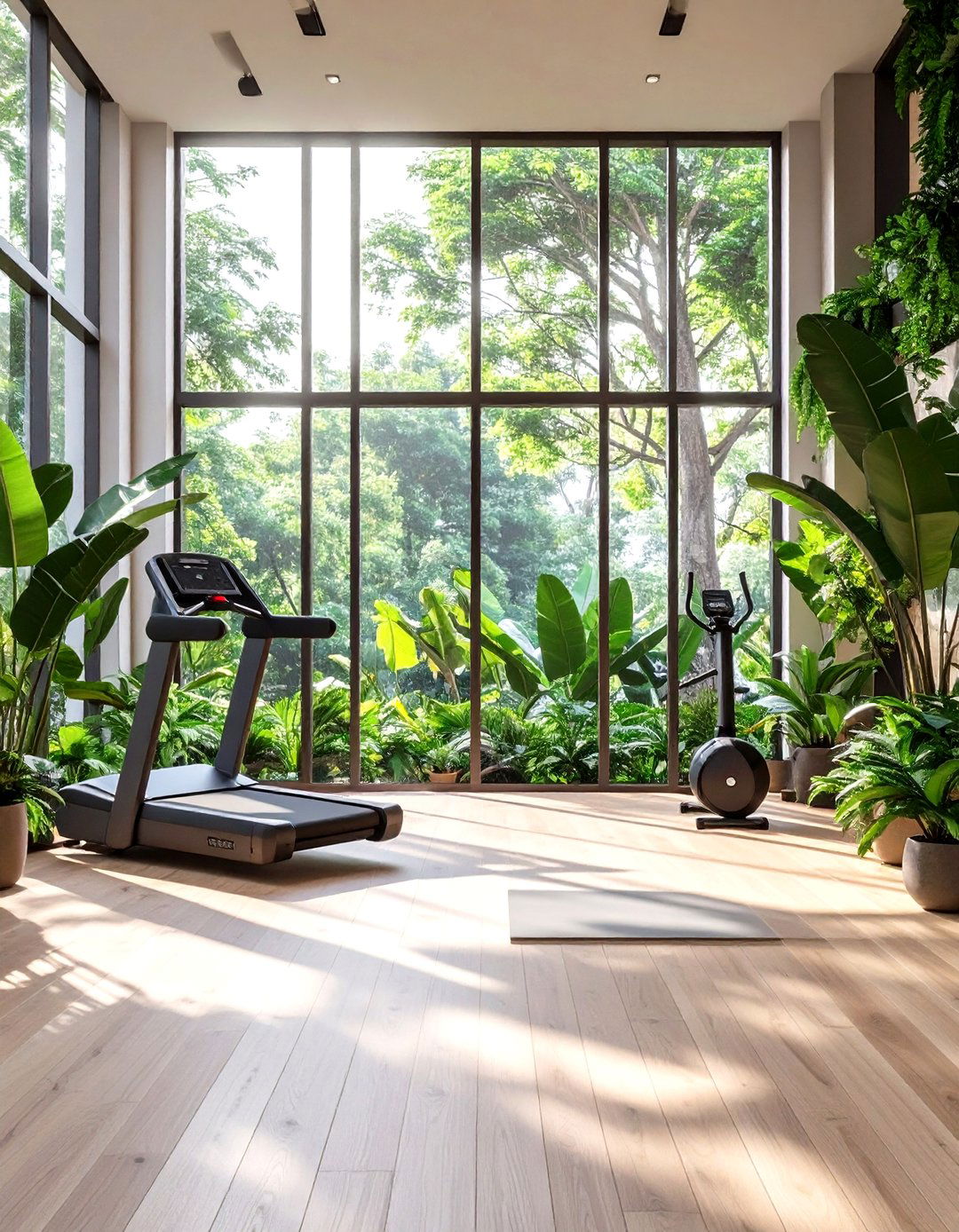 The Biophilic Home Gym - 30 interior design photography ideas