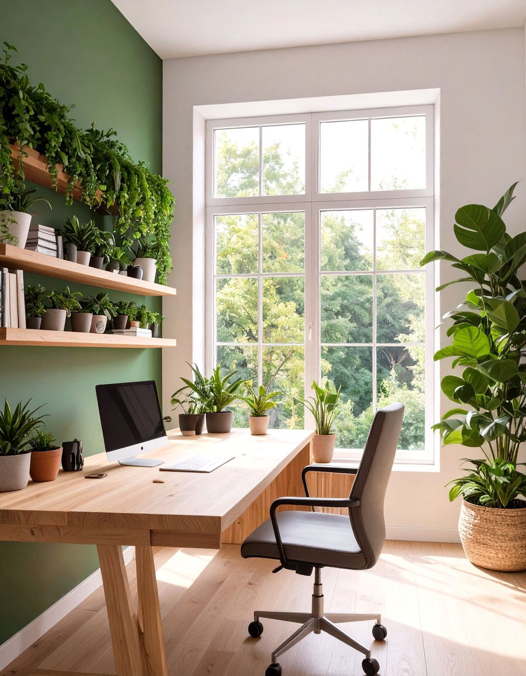 The Biophilic Home Office - 30 house design games ideas