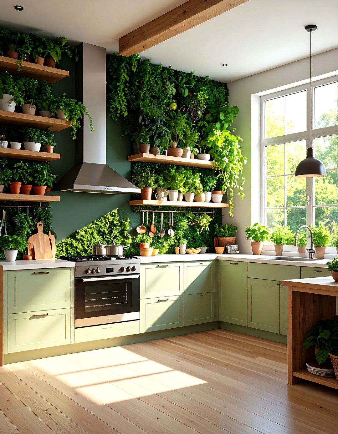 The Biophilic Kitchen Oasis - 30 kitchen remodel trends