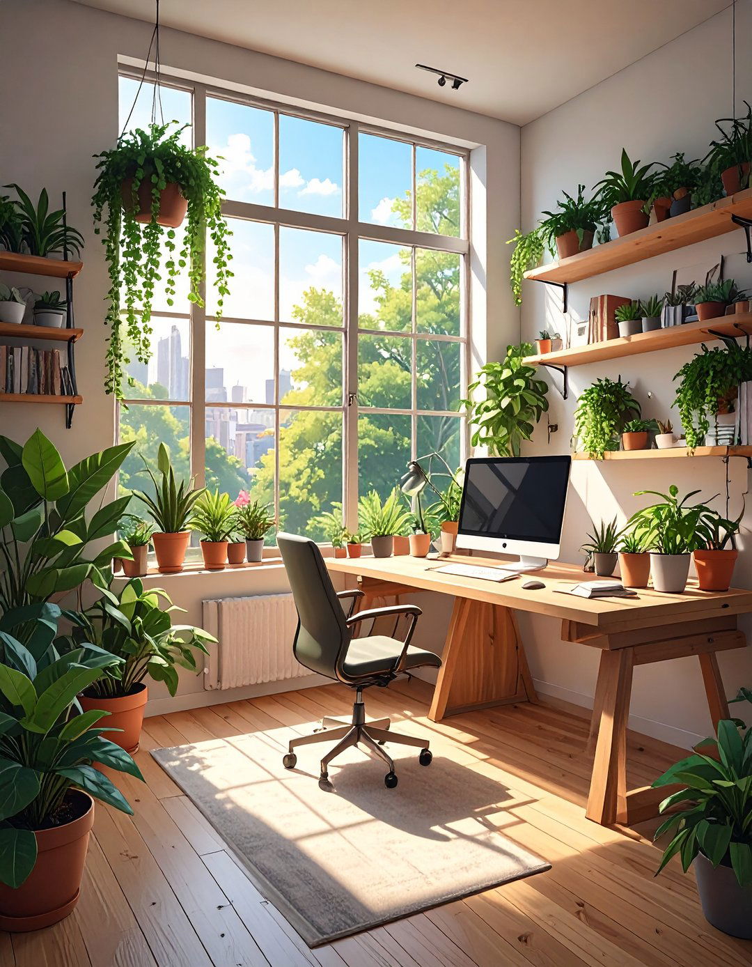 The Biophilic Minimalist Home Office - 30 minimalist interior design ideas