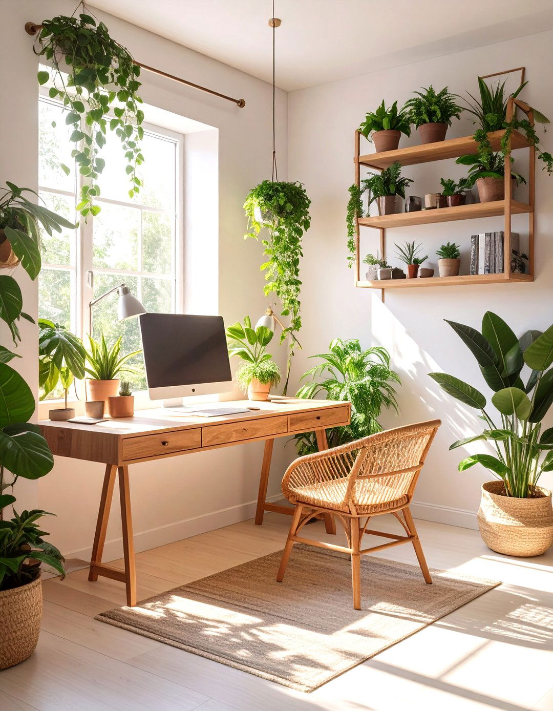 The Biophilic Nature Filled Sanctuary - 30 at home office ideas