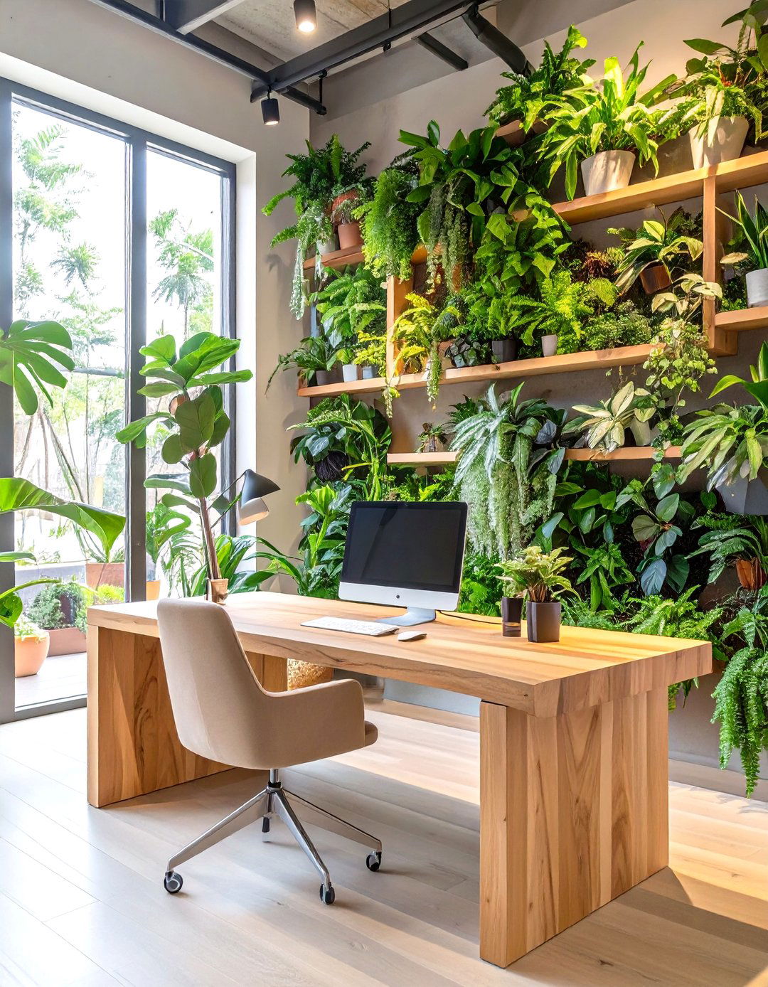 The Biophilic Nature Inspired Home Office - 30 home office furniture ideas