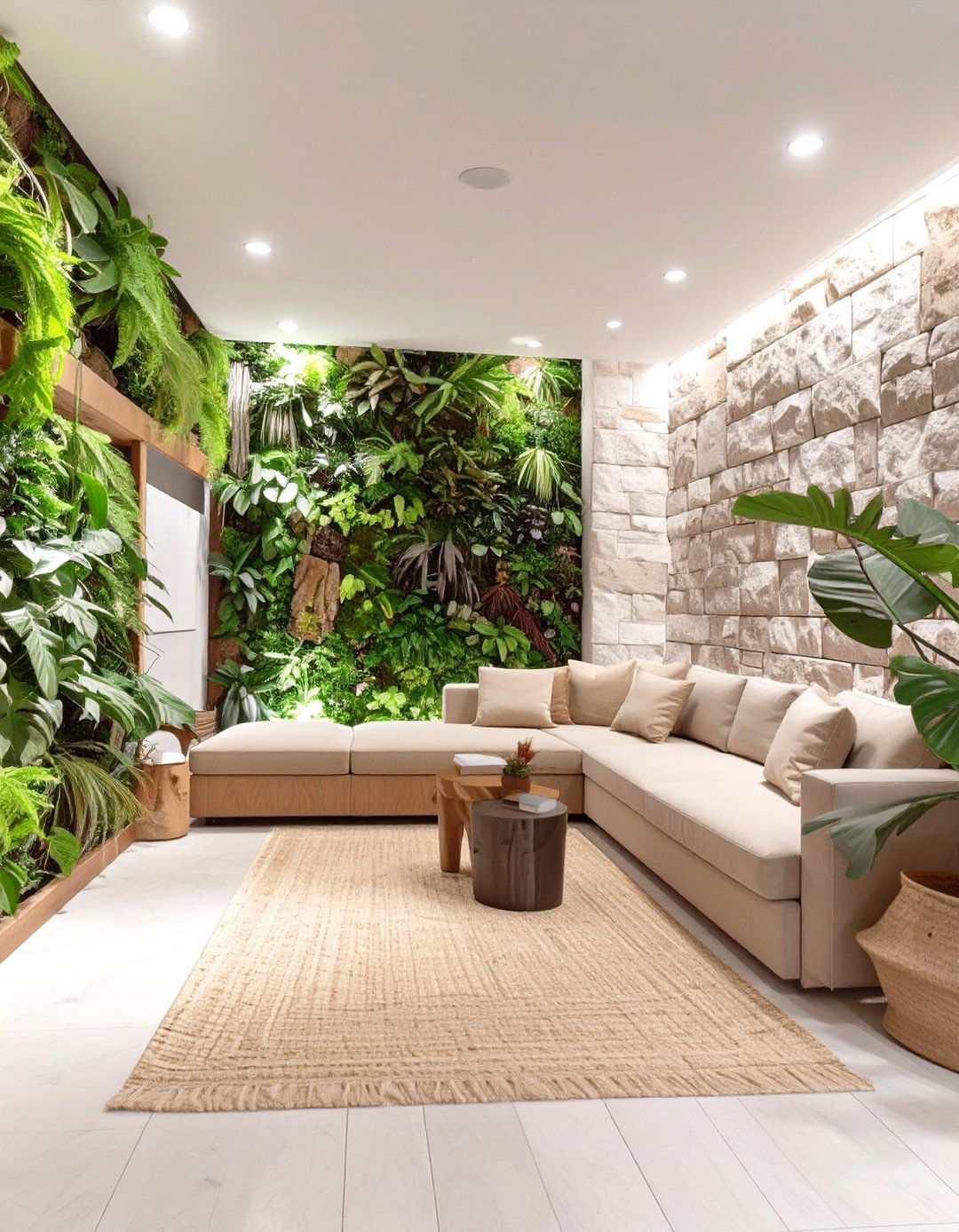The Biophilic Nature Inspired Retreat - 30 basement remodeling ideas
