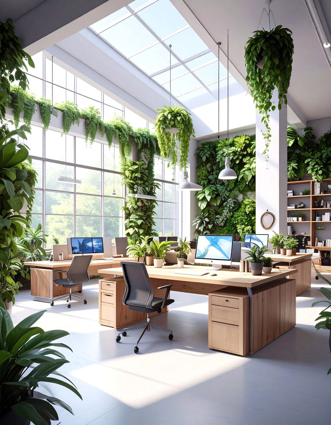 The Biophilic Office Sanctuary - 30 office ideas for work