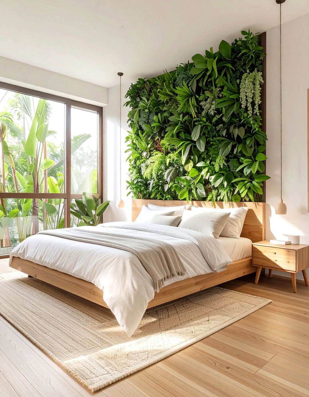 The Biophilic Sanctuary Bedroom - 30 interior design games ideas
