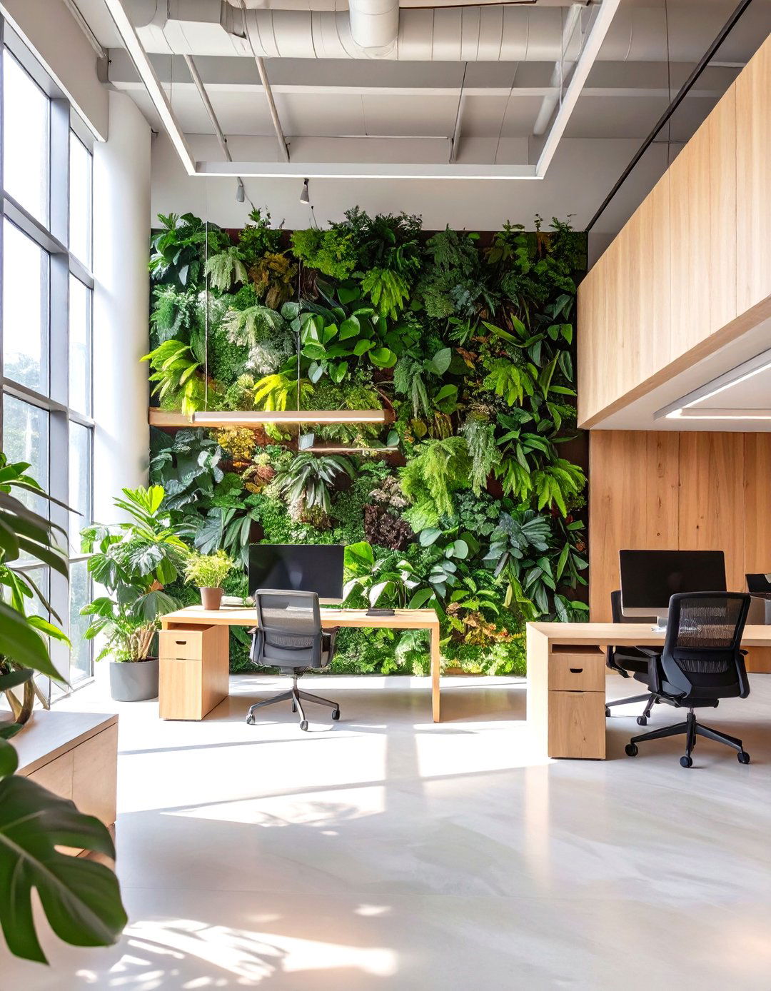 The Biophilic Sanctuary Office - 30 green office ideas