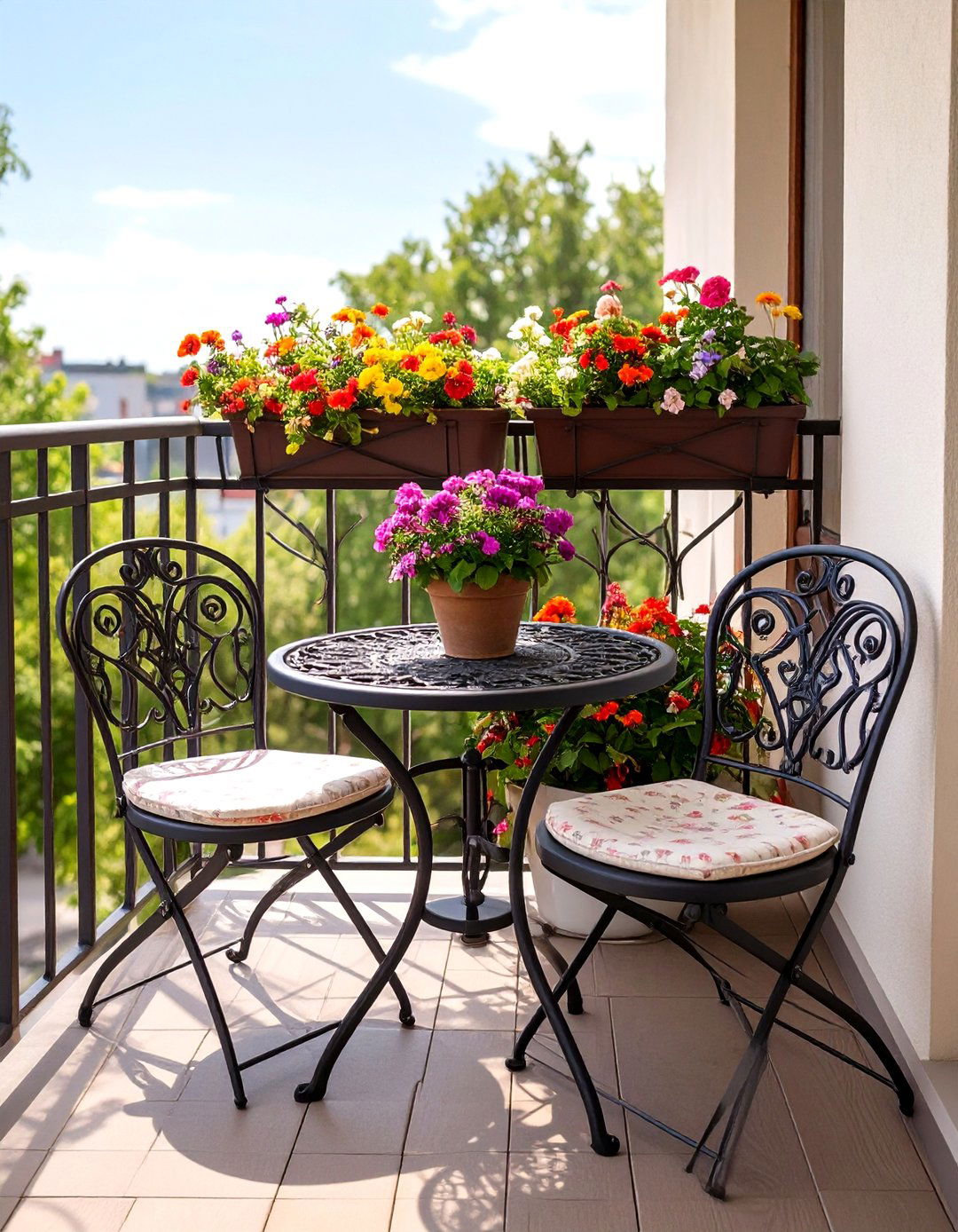 The Bistro Balcony Deck Layout - 30 deck furniture layout ideas