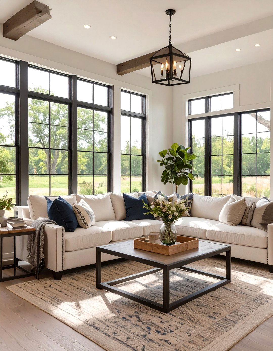30 Modern Farmhouse Farmhouse Living Room Ideas