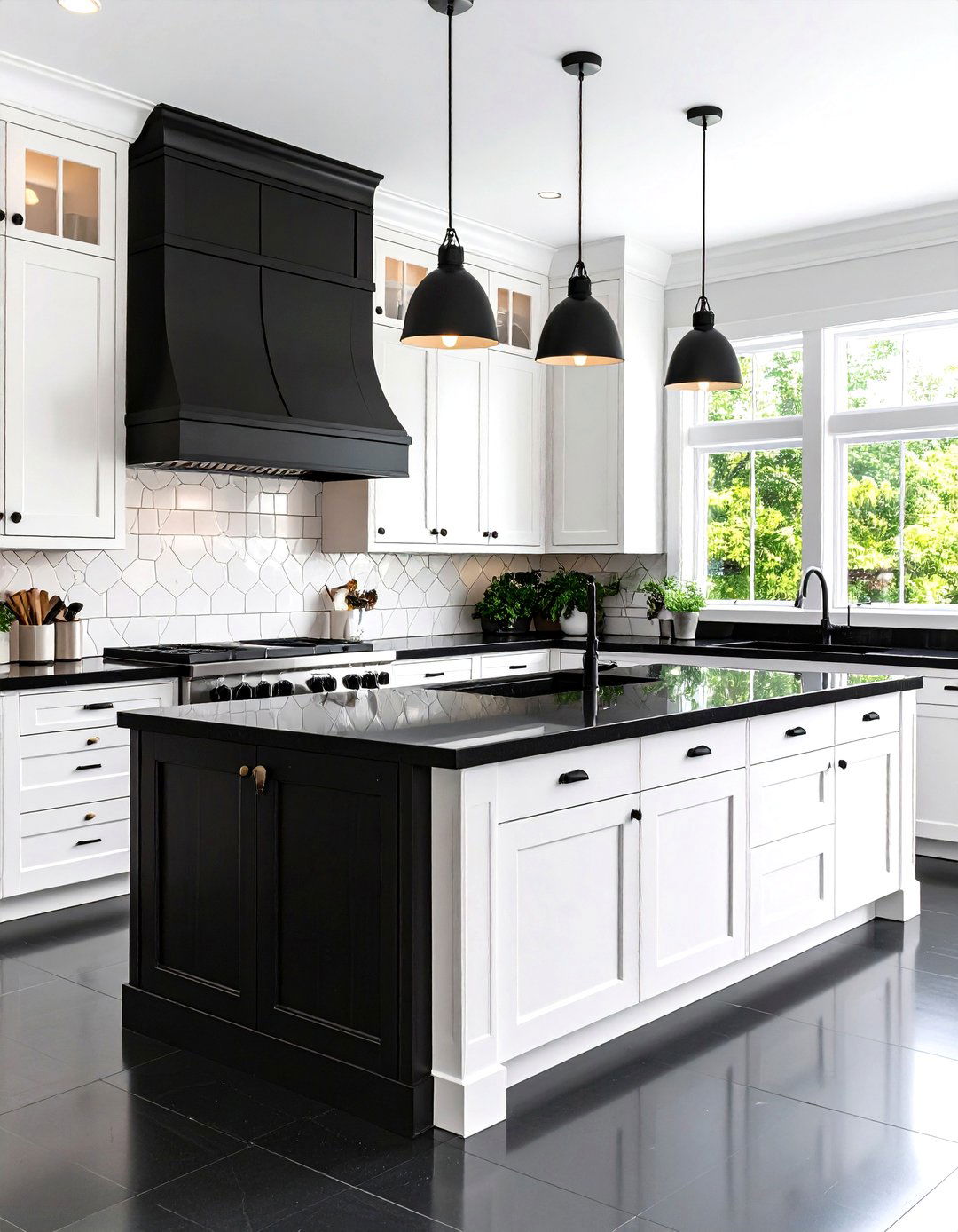 The Black and White Classic Kitchen - 30 kitchen makeover ideas