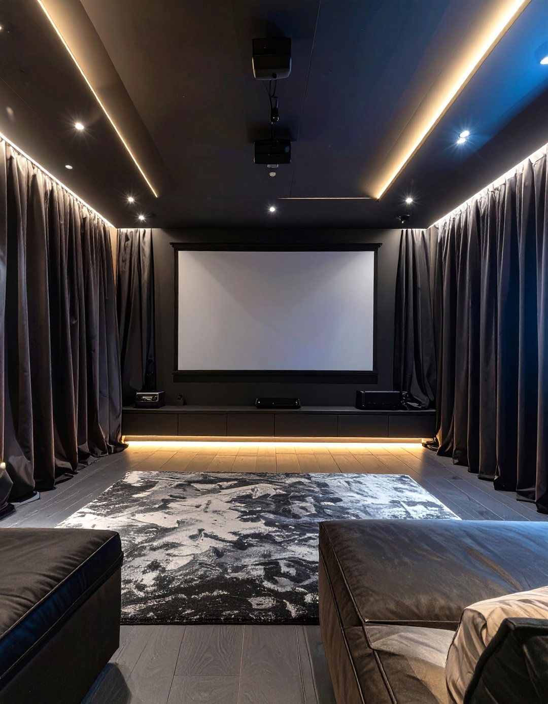 The Blackout Theater Experience - 30 game room ideas on a budget