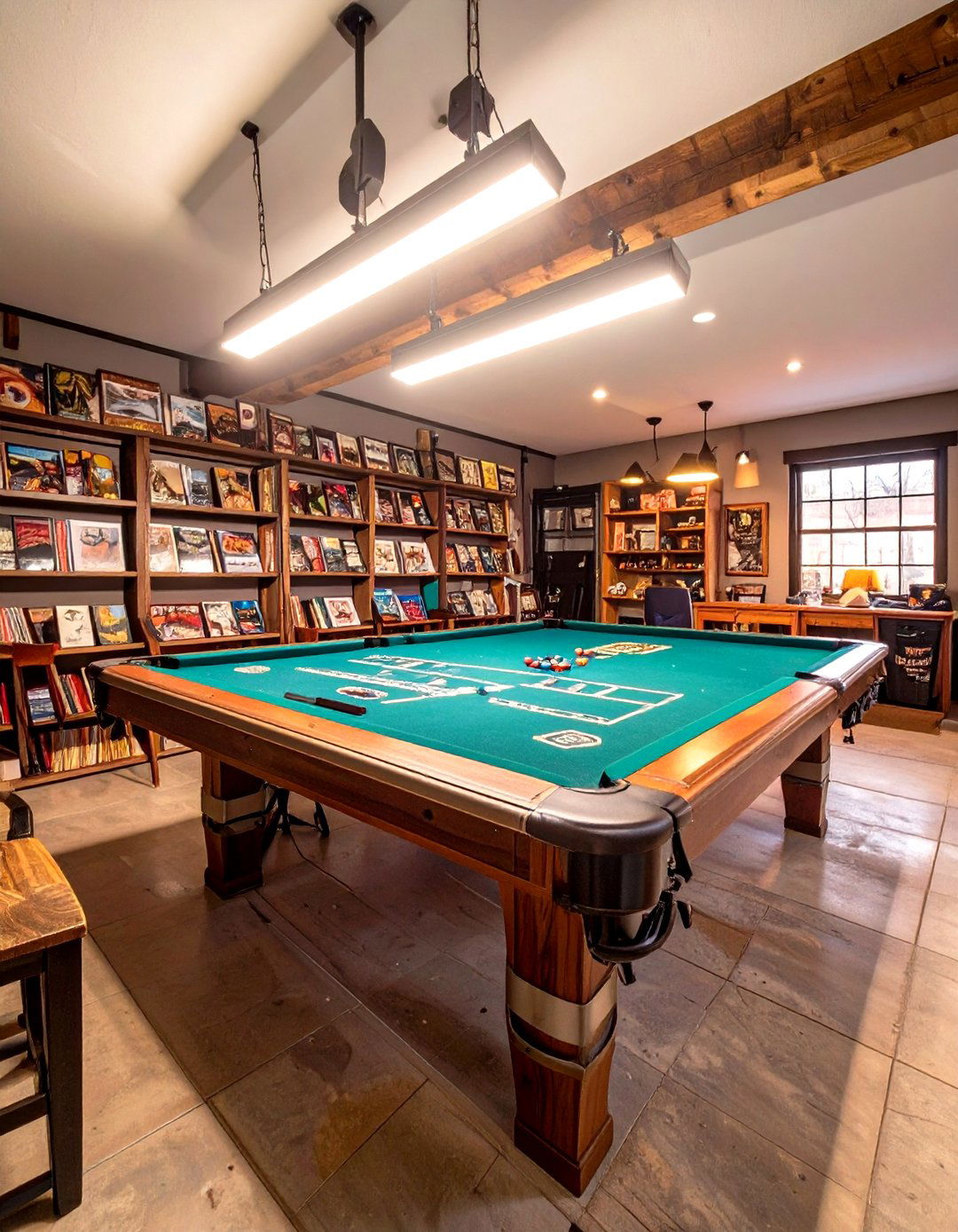 The Board Game Cafe Garage - 30 man cave ideas garage