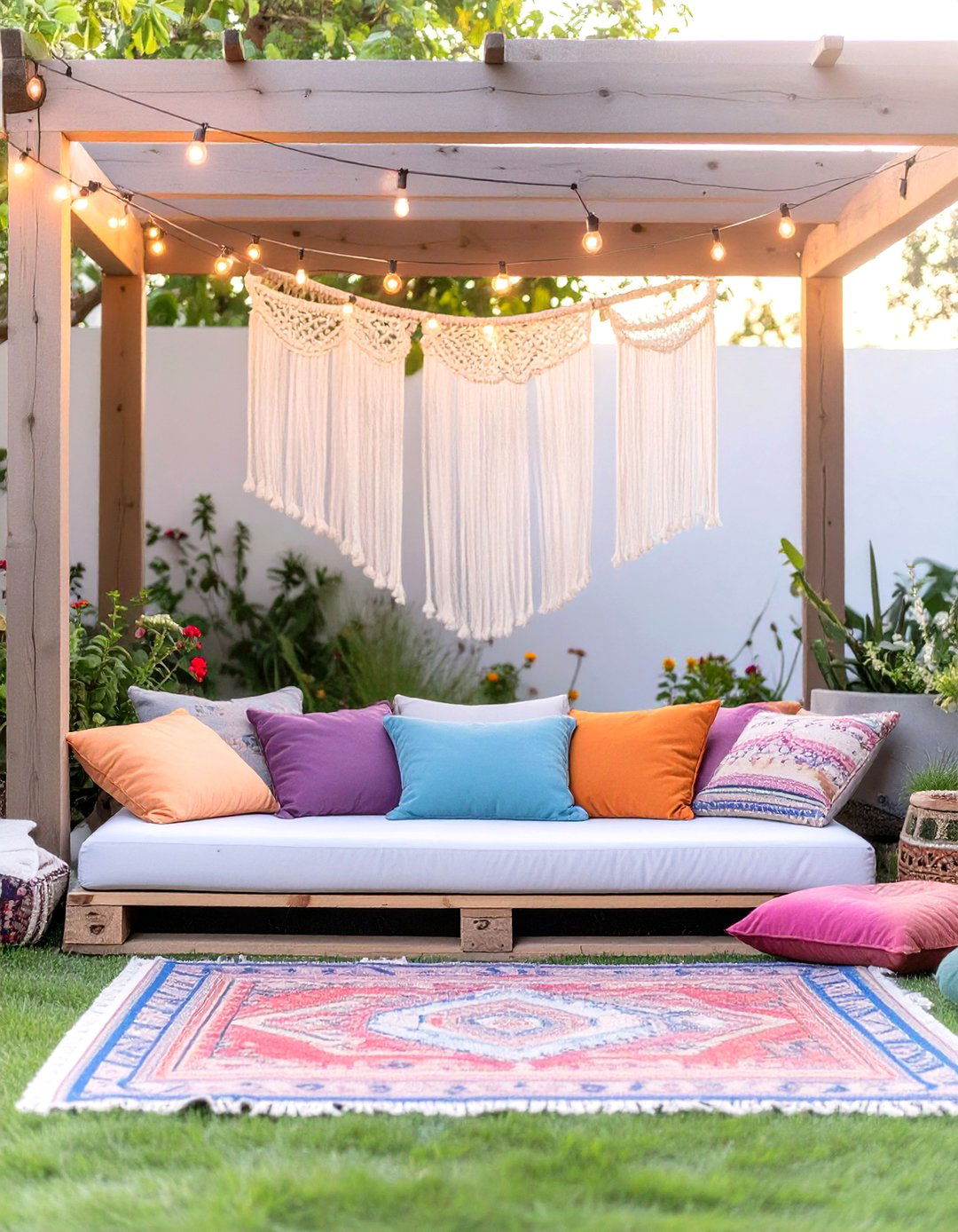 The Bohemian Backyard Escape - 30 outdoor  decoration ideas