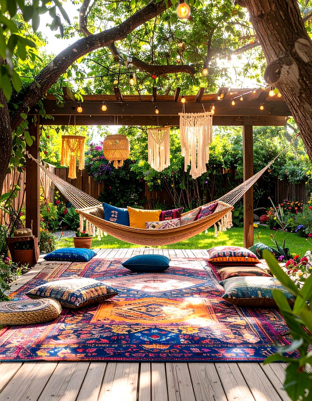 The Bohemian Backyard Oasis - 30 backyard decorating ideas
