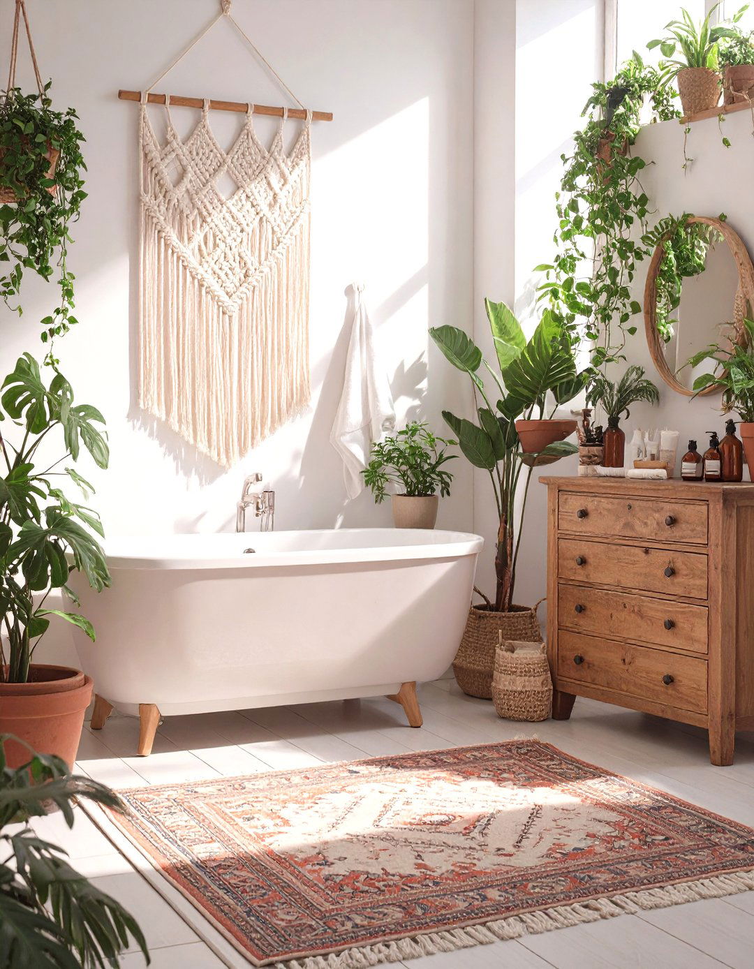 The Bohemian Bathroom Vibe - 30 bathroom ideas photo gallery