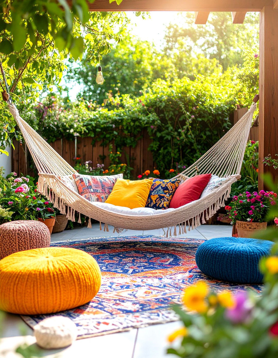 The Bohemian Chic Backyard Oasis - 30 backyard furniture ideas