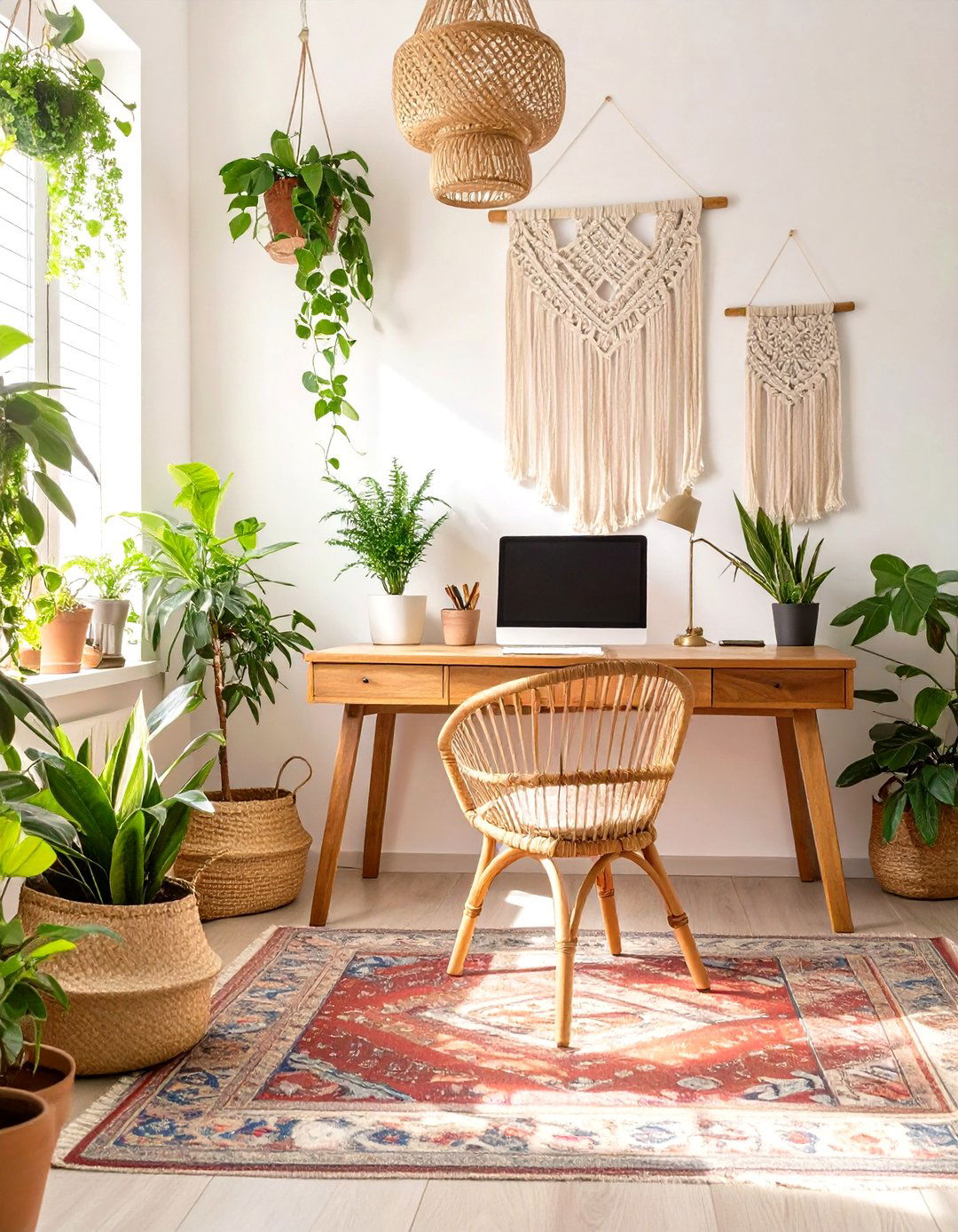 The Bohemian Chic Corner - 30 home office ideas for her
