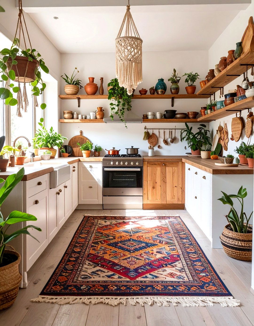 The Bohemian Chic Kitchen - 30 how to design a kitchen ideas