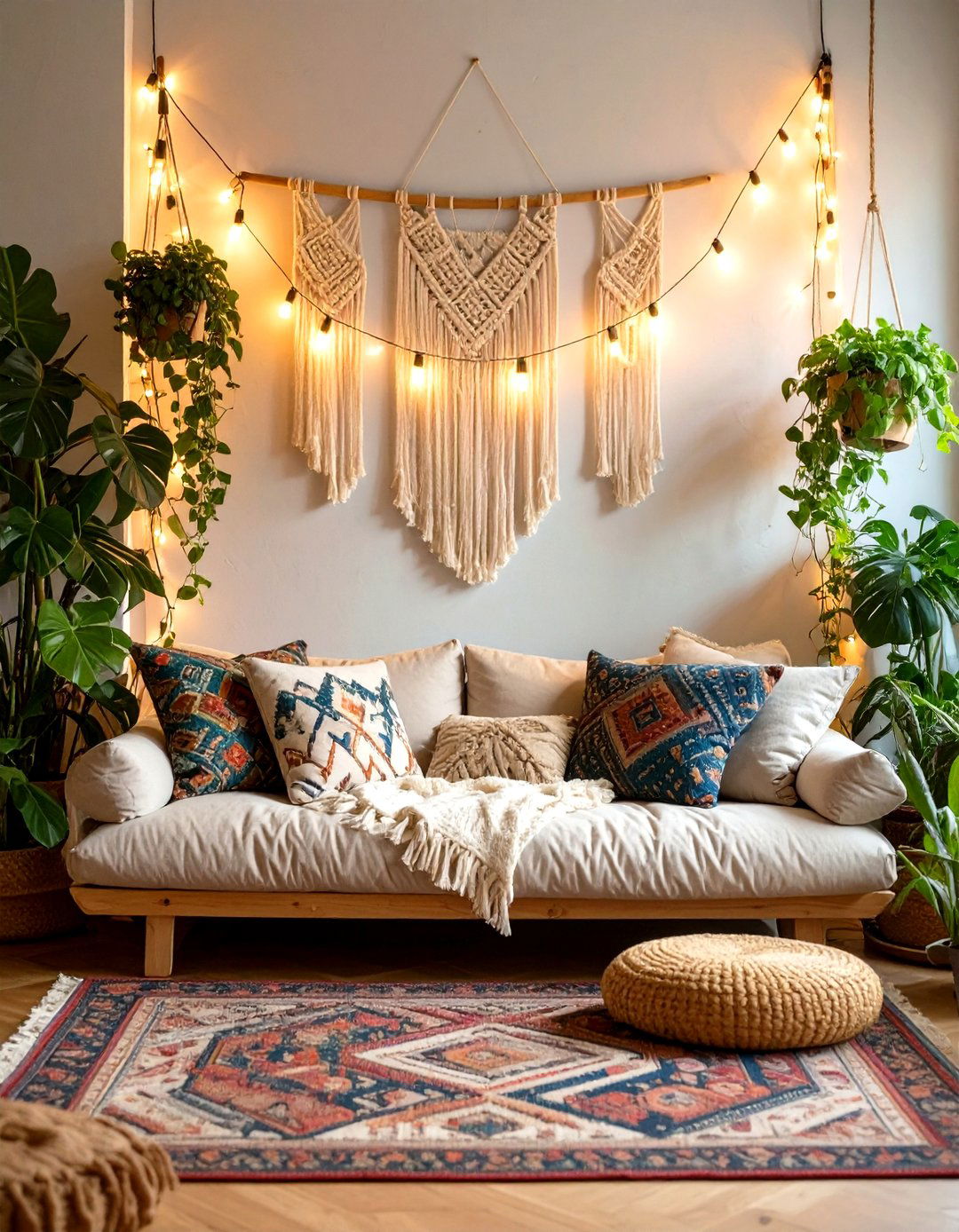The Bohemian Chic Living Room Retreat - 30 cute cozy apartment living room decorating ideas