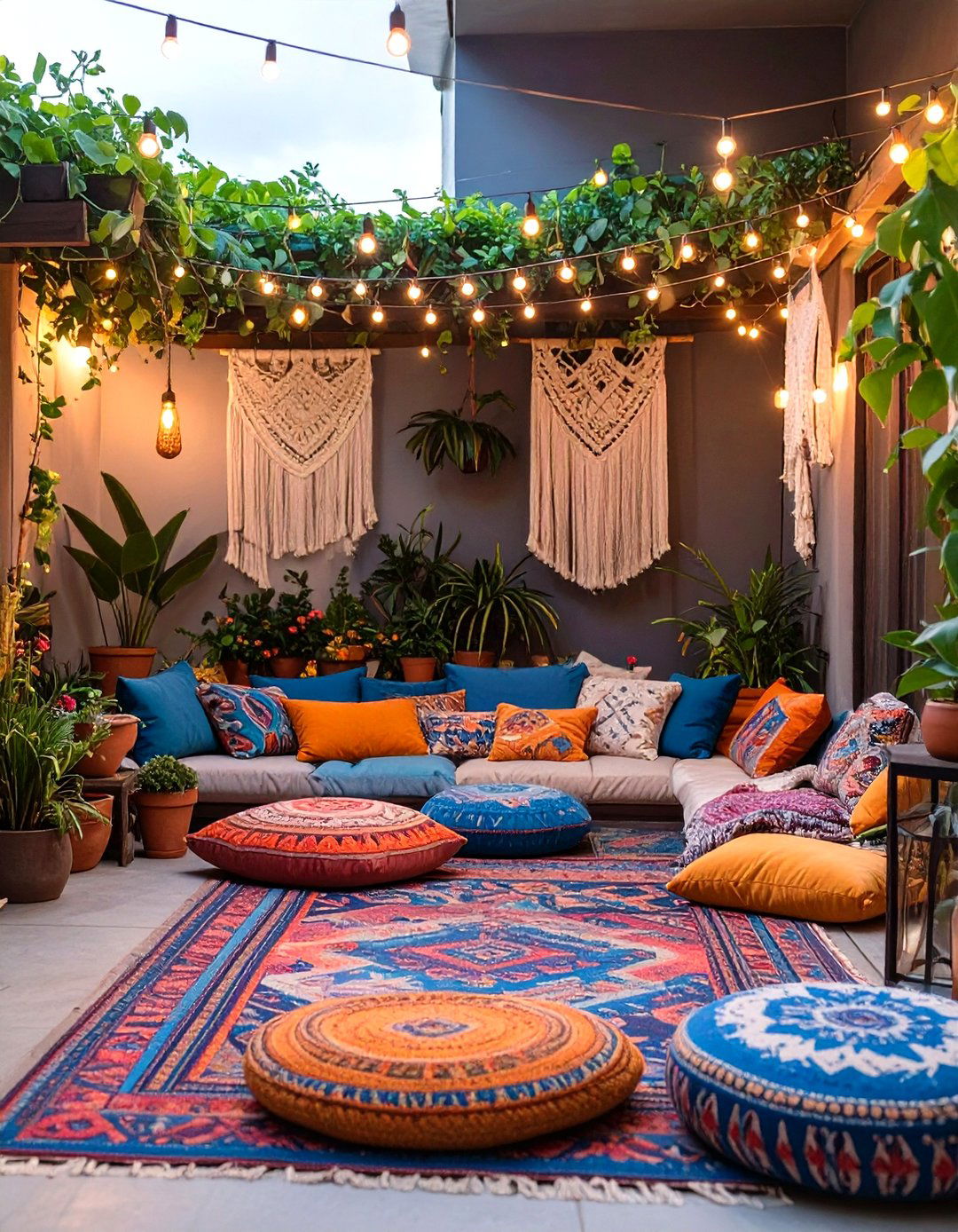 The Bohemian Chic Patio - 30 masters in interior design ideas
