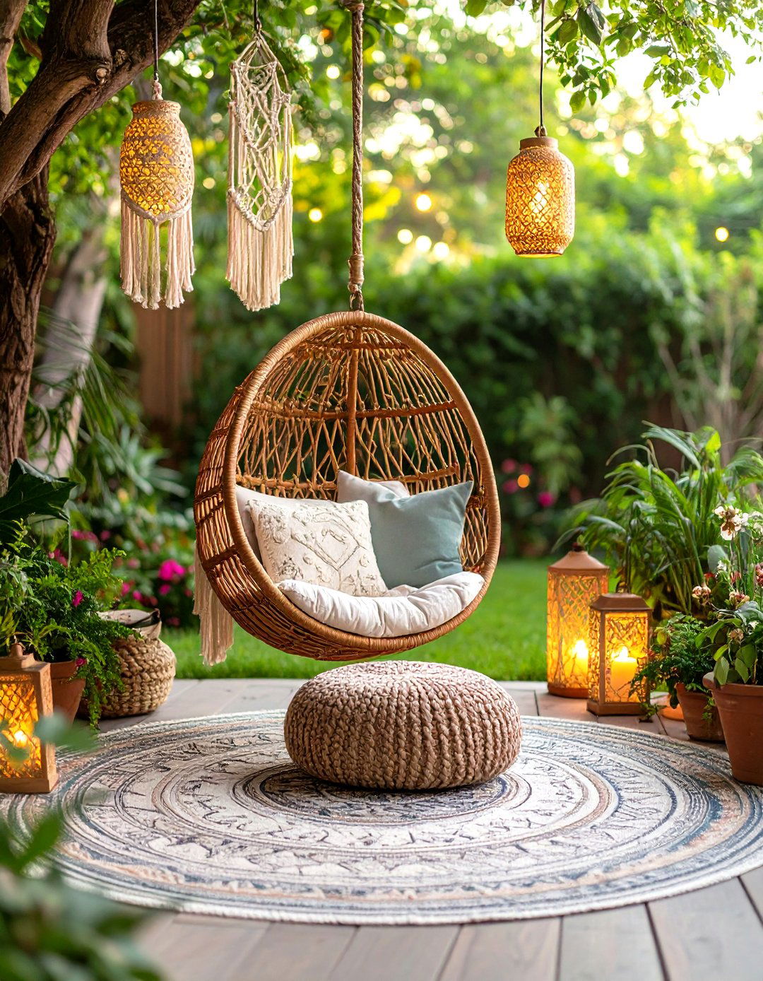 The Bohemian Chic Retreat - 30 how to design outdoor living spaces ideas