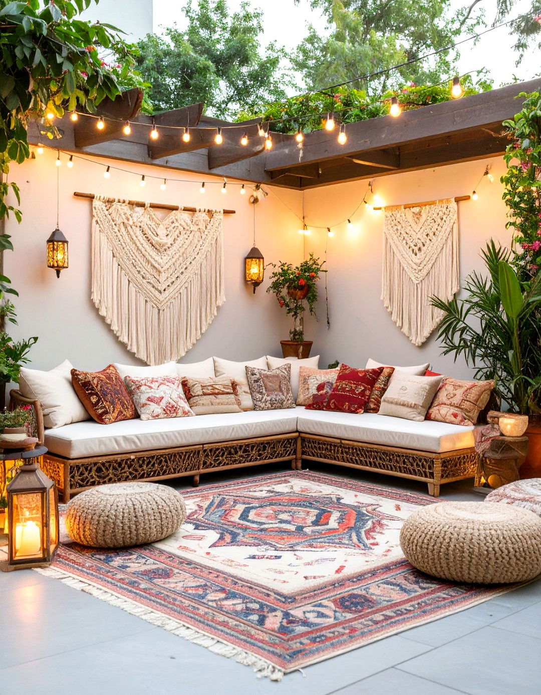 The Bohemian Chic Retreat Patio - 30 deck and patio ideas