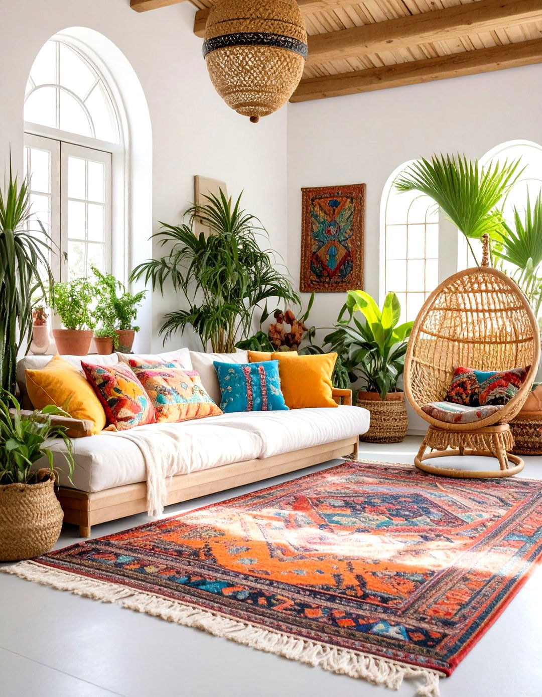 The Bohemian Cottage Lounge Area - 30 cozy cottage cottage interior design ideas