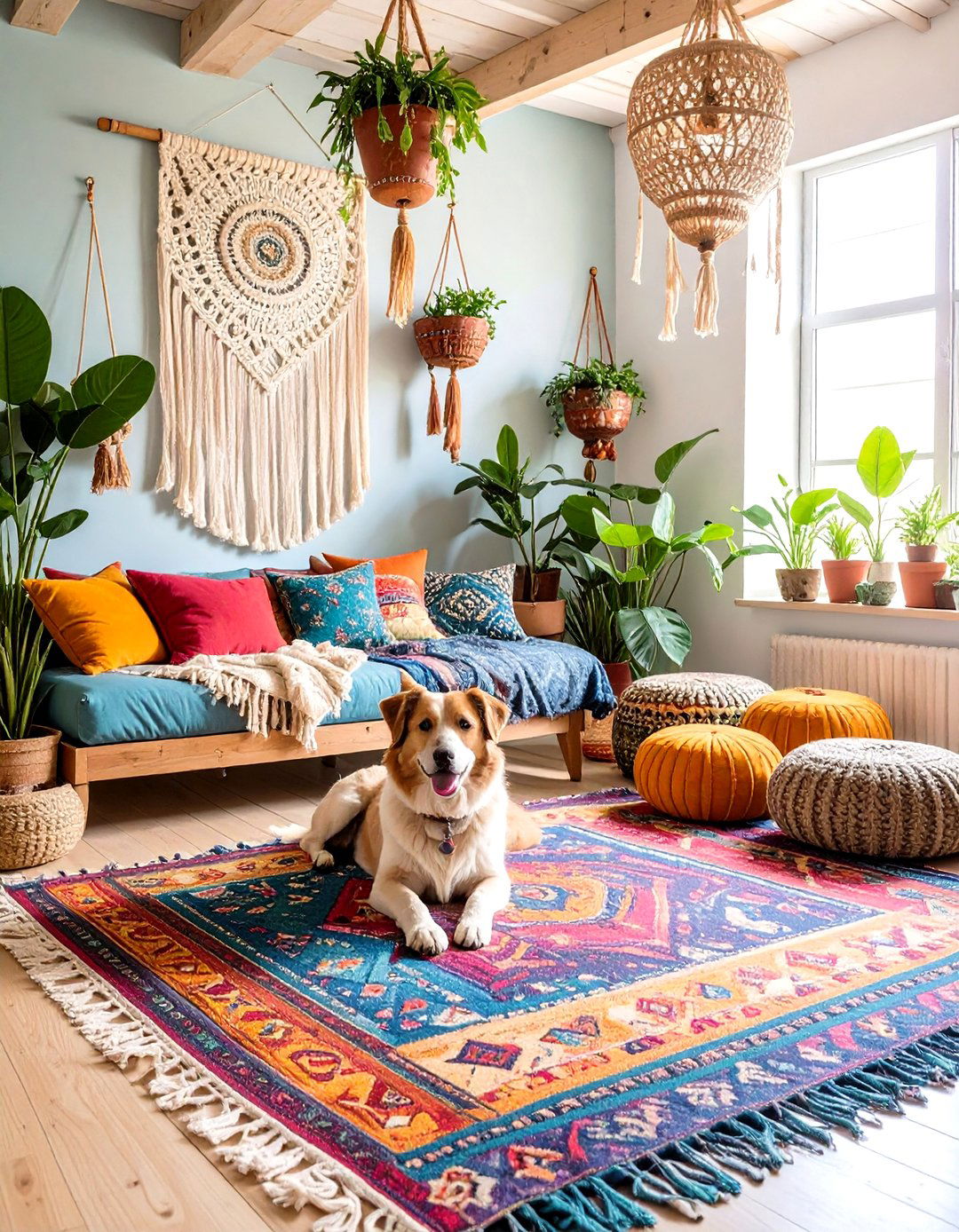 The Bohemian Dog Bedroom Oasis - 30 dog bedroom ideas
