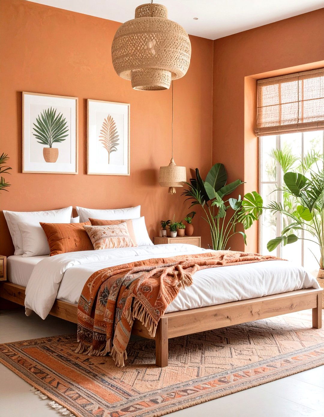 The Bohemian Earth Toned Bedroom - 30 cozy master bedroom ideas