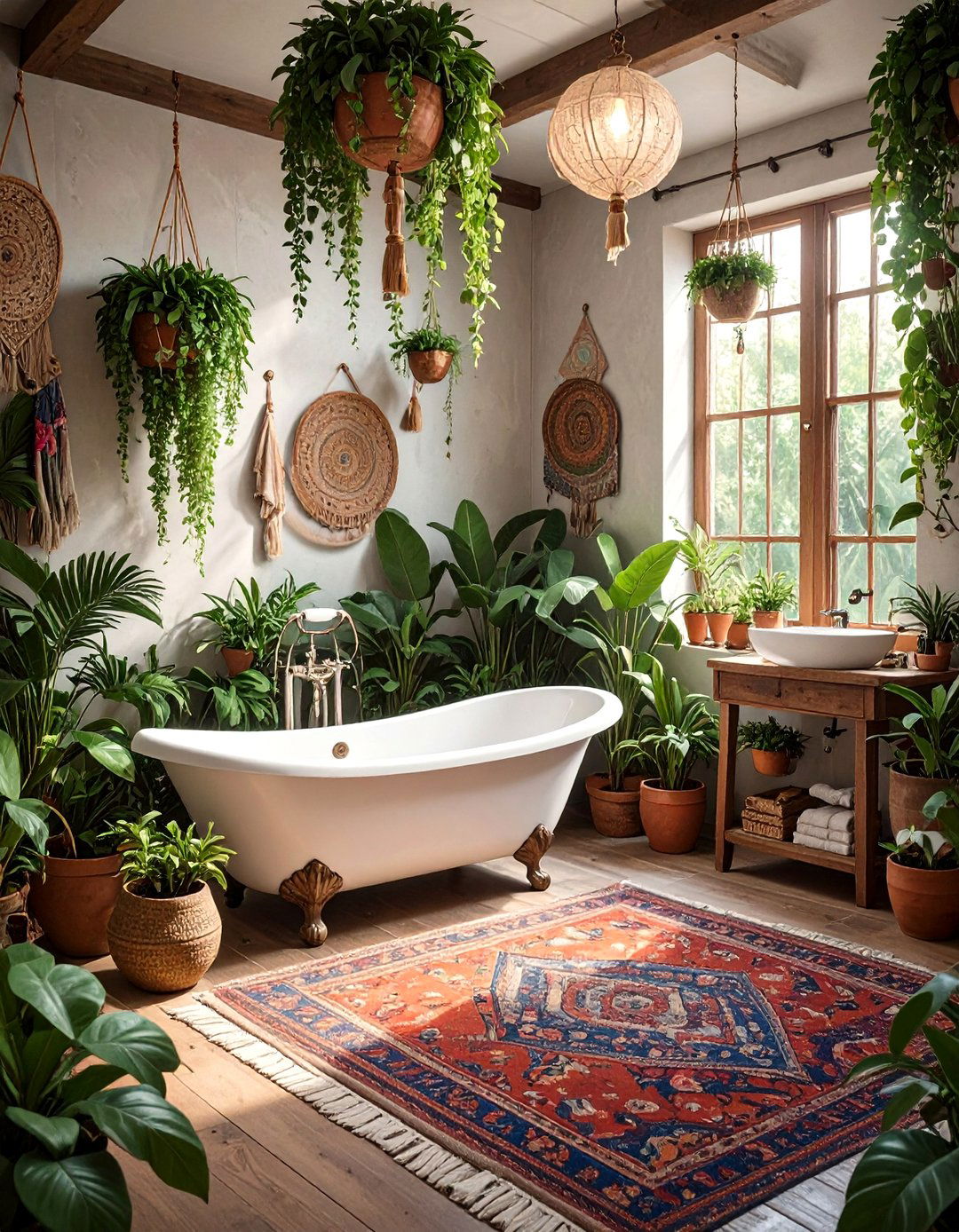 The Bohemian Eclectic Bathroom - 30 bathroom reno ideas