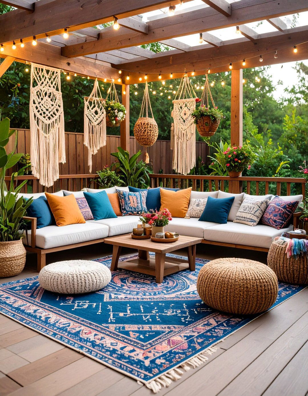 The Bohemian Eclectic Deck - 30 backyard deck designs