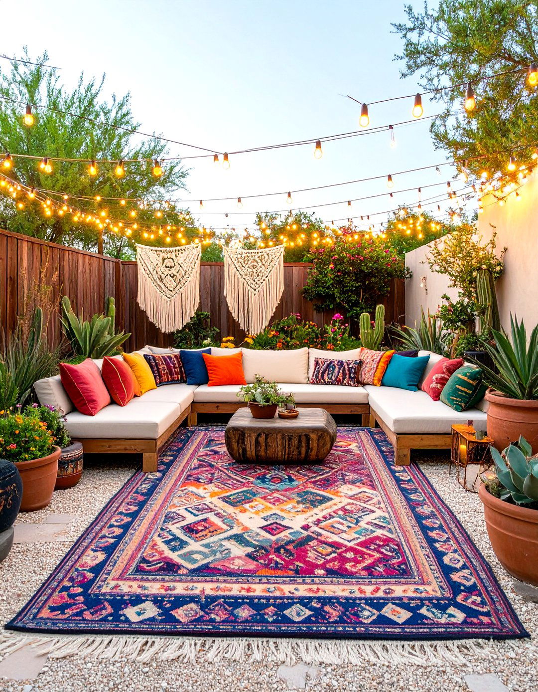 The Bohemian Eclectic Desert Backyard - 30 desert backyard ideas