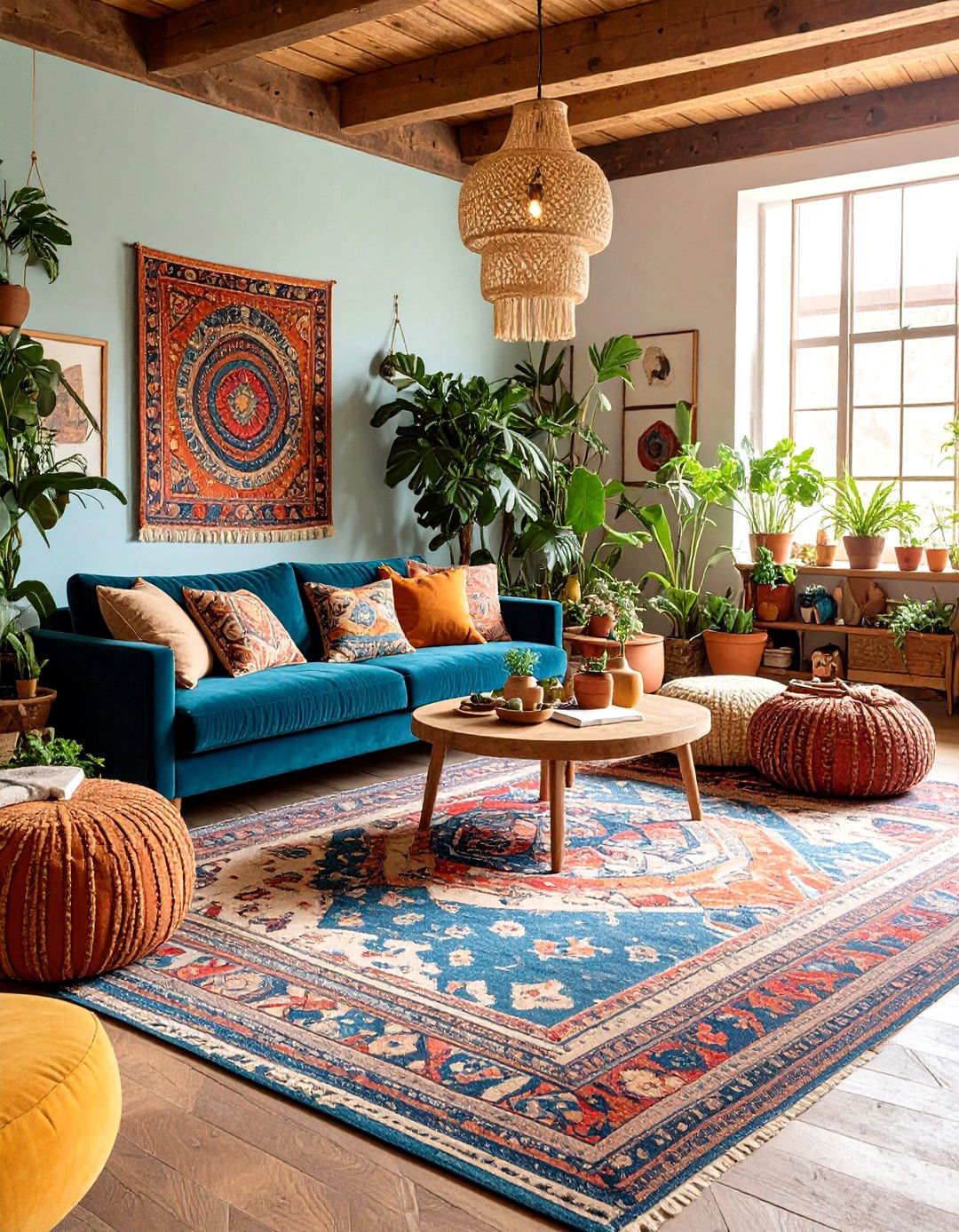 The Bohemian Eclectic Family Room - 30 family room design ideas
