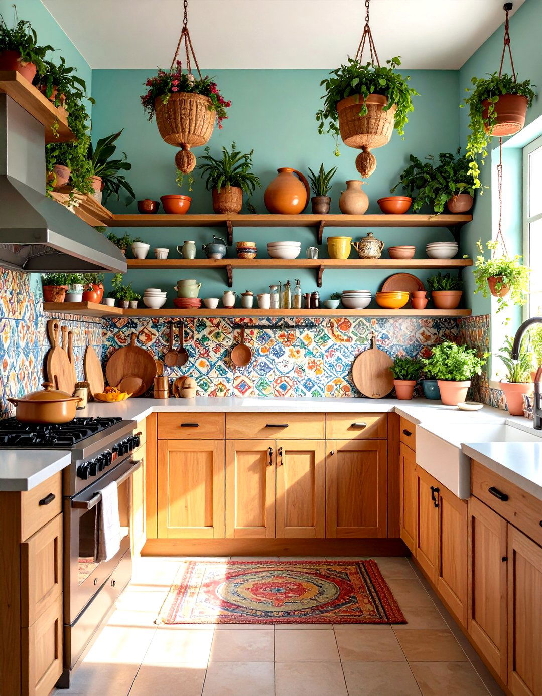 The Bohemian Eclectic Kitchen - 30 ikea kitchen ideas