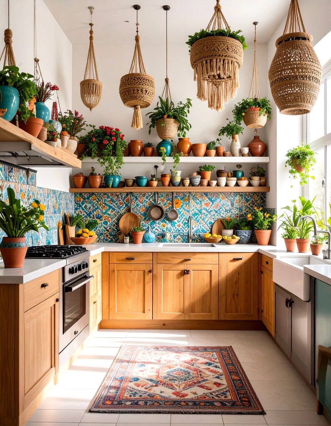 The Bohemian Eclectic Kitchen - 30 kitchen decor ideas