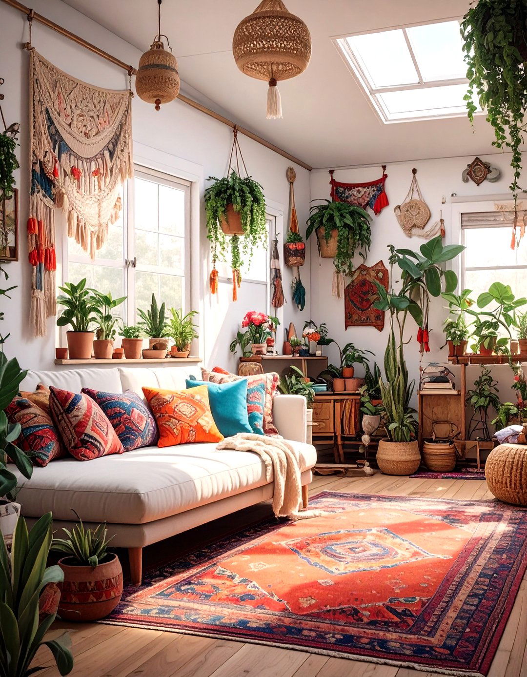 The Bohemian Eclectic Living Room - 30 mobile home living room ideas