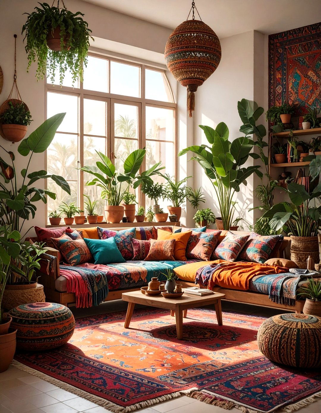 The Bohemian Eclectic Long Living Room - 30 long living room ideas