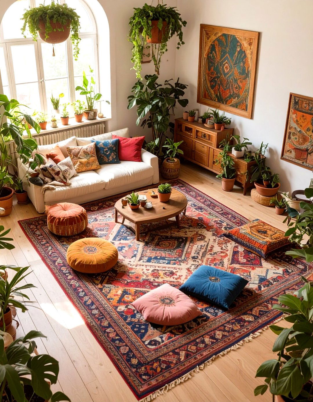 The Bohemian Eclectic Open Plan - 30 interior design floor plan ideas