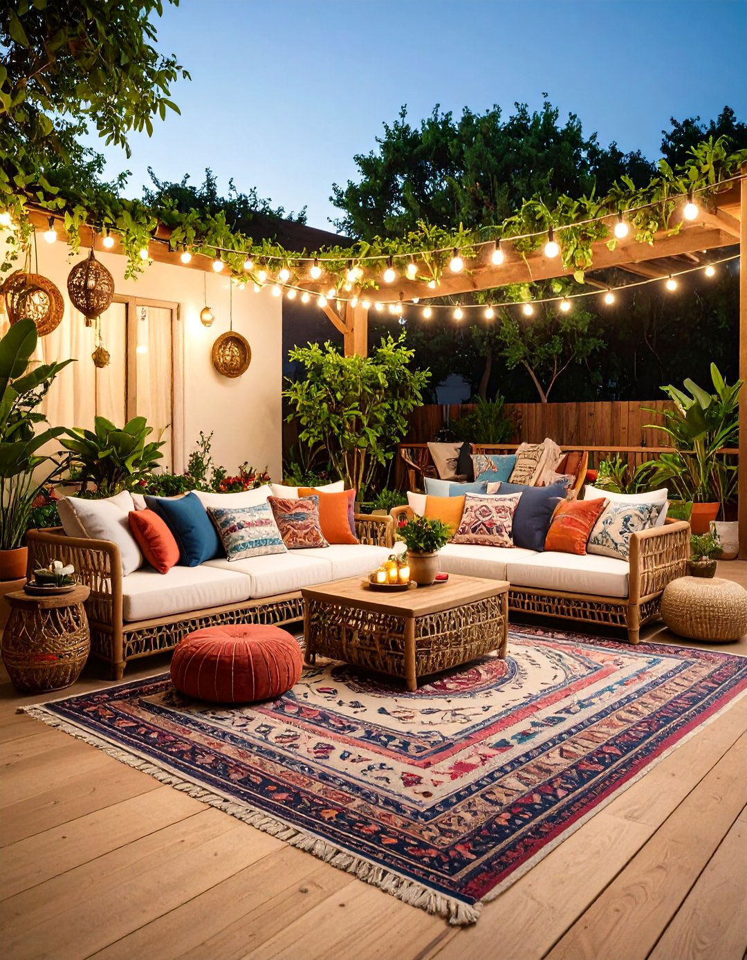 The Bohemian Eclectic Patio Oasis - 30 3d home design online ideas