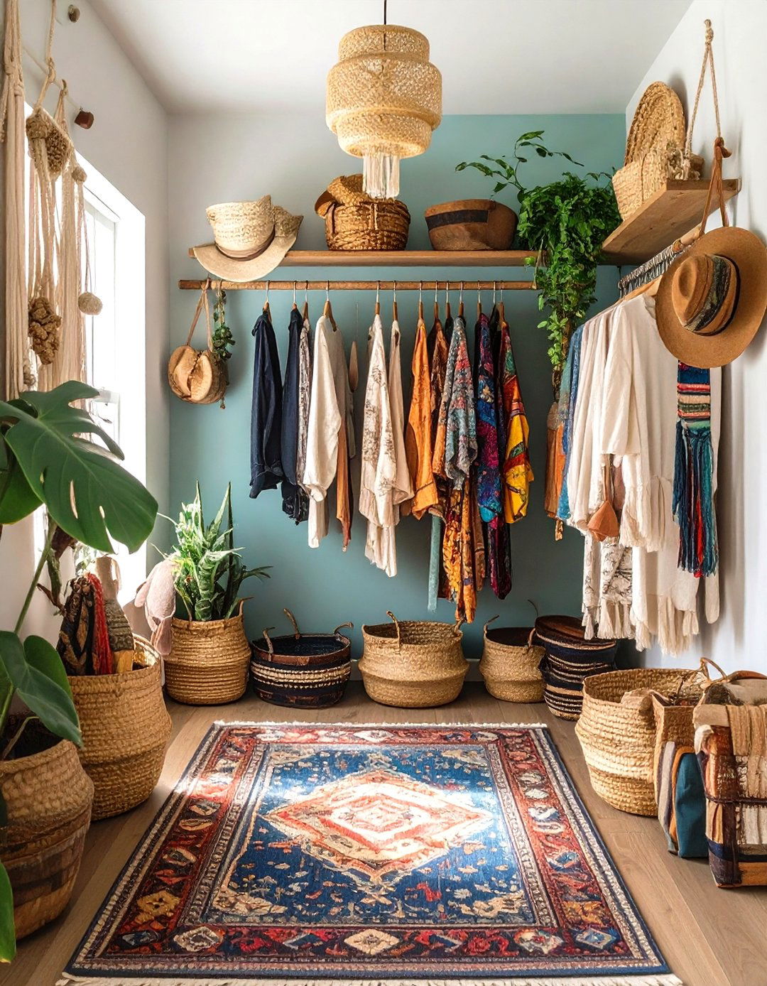 The Bohemian Eclectic Retreat - 30 design your own closet ideas