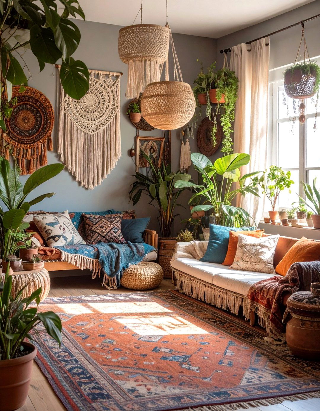 The Bohemian Eclectic Sanctuary Home Design - 30 online home design ideas
