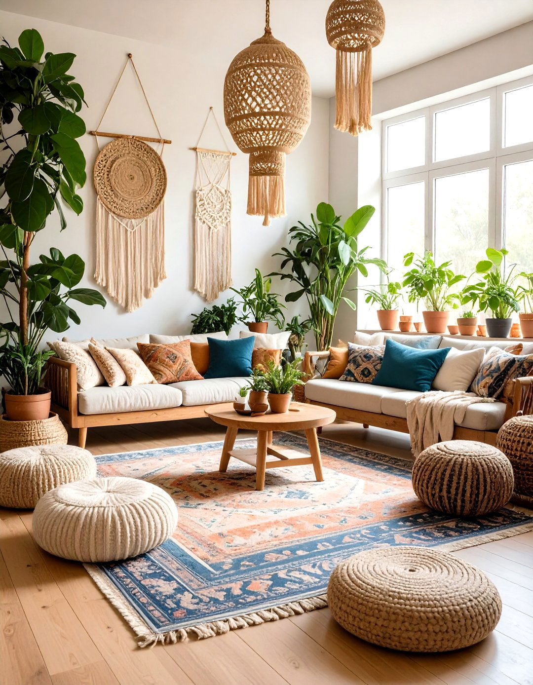 The Bohemian Family Room - 30 family room vs living room decorating ideas