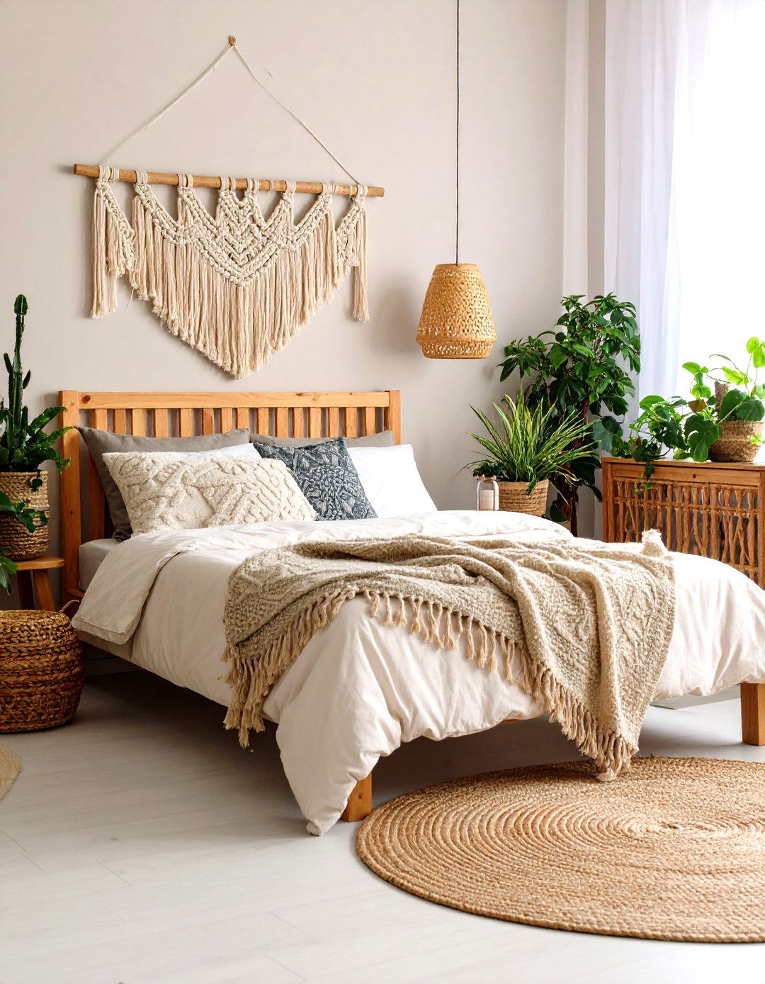 The Bohemian Farmhouse Bedroom - 30 farmhouse master bedroom ideas