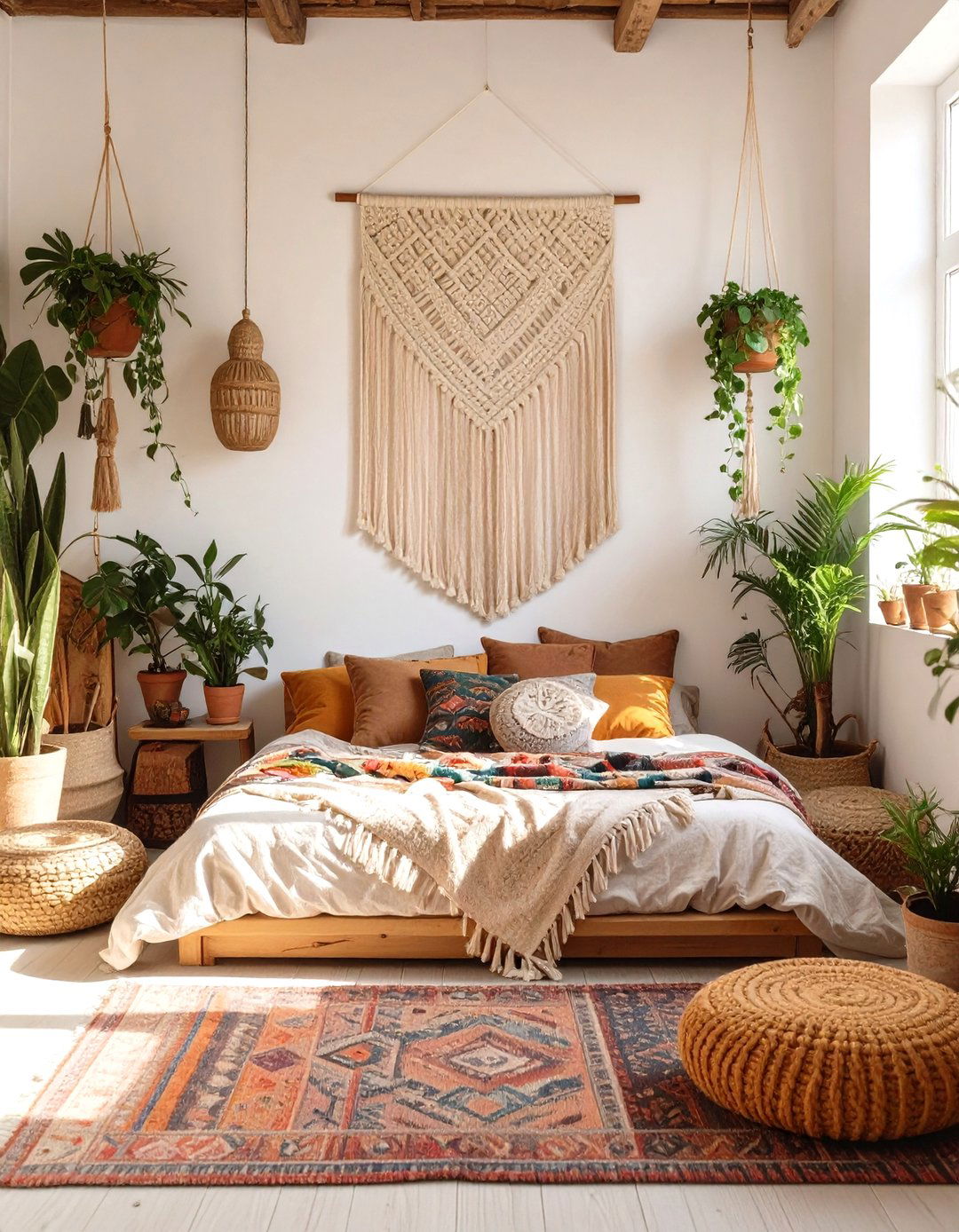 The Bohemian Global Bedroom - 30 masculine bedroom ideas