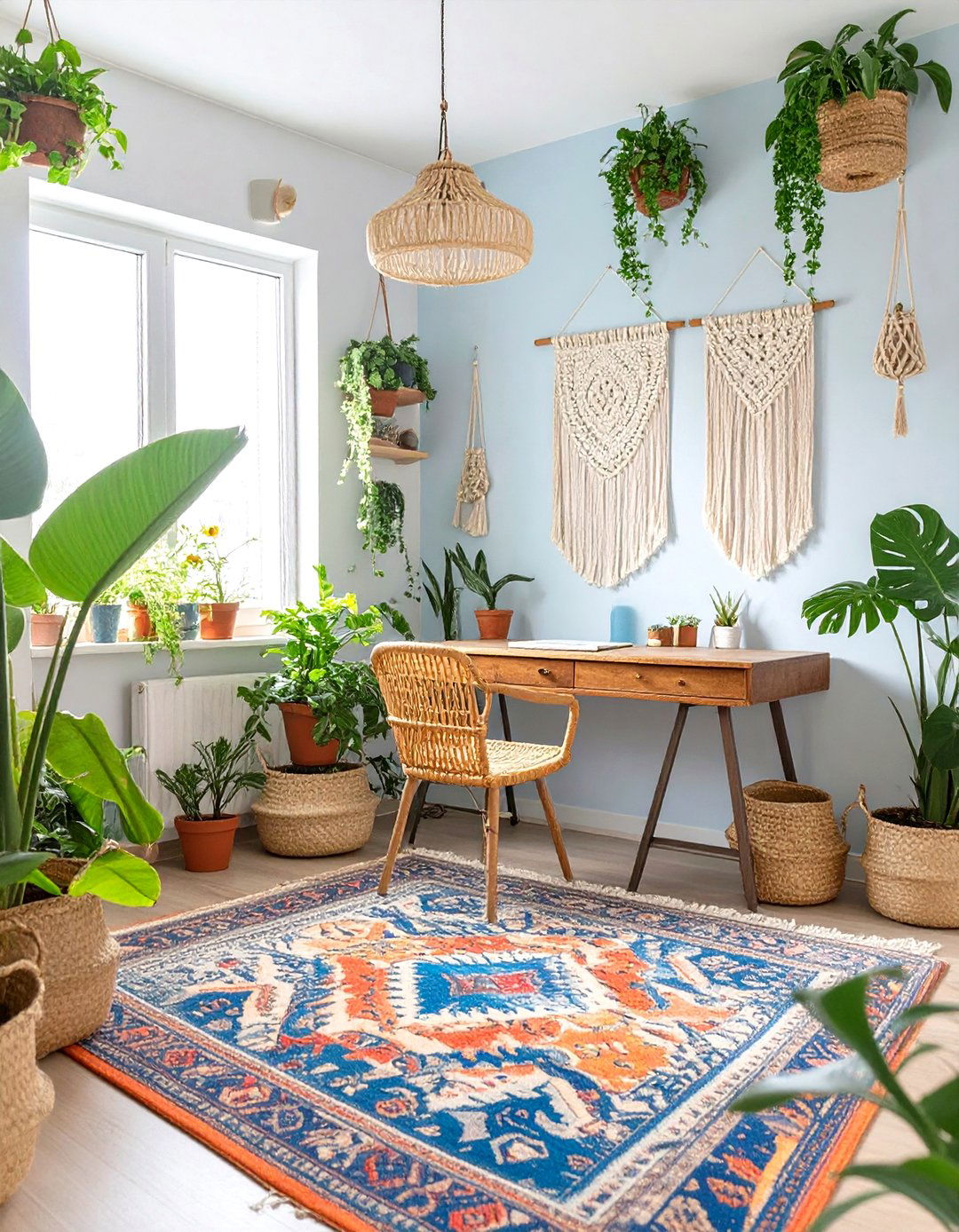 The Bohemian Home Office Retreat - 30 best decor ideas for home office