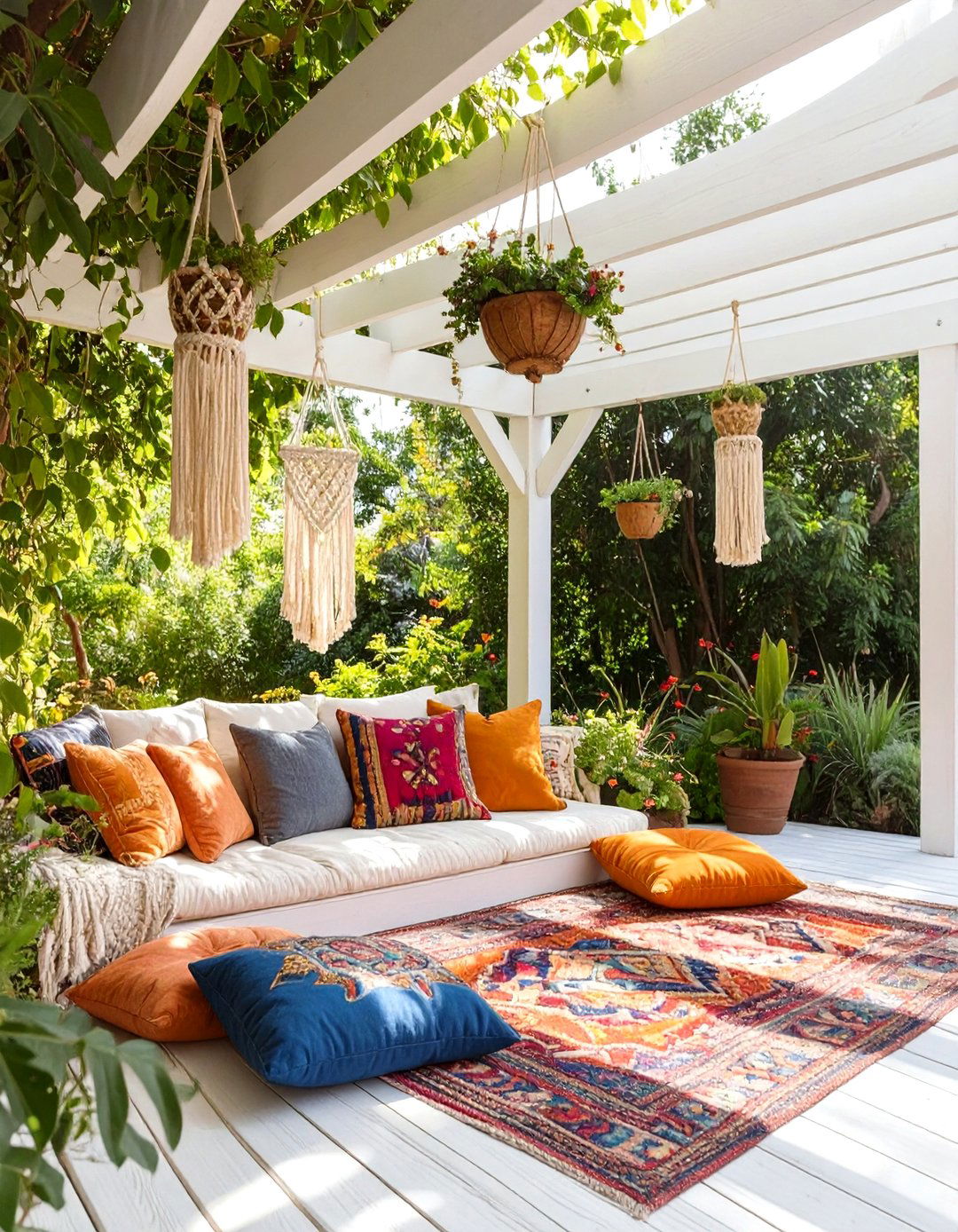 The Bohemian Louvered Pergola - 30 deck canopy ideas