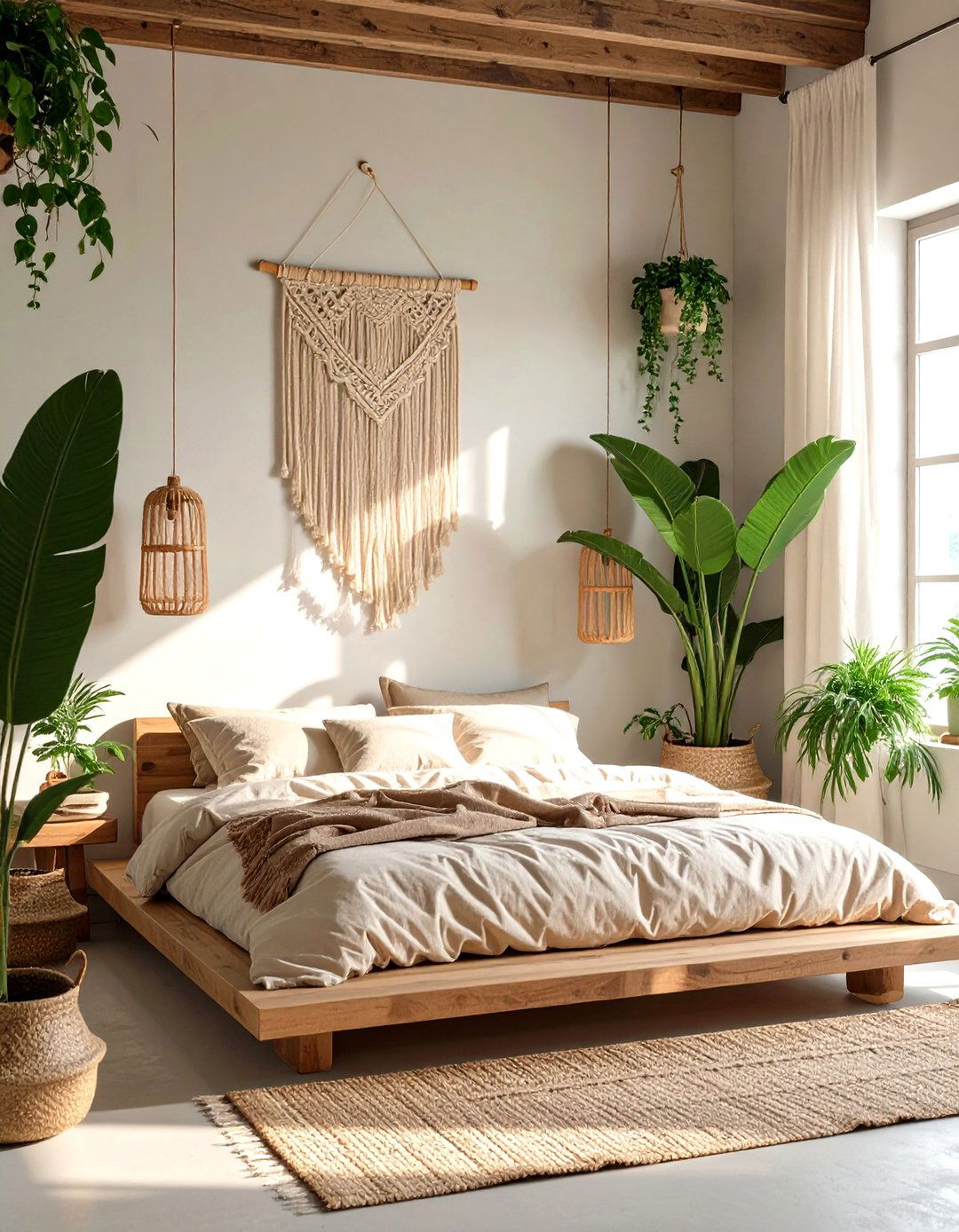 The Bohemian Minimalist Bedroom - 30 minimalist bedroom ideas