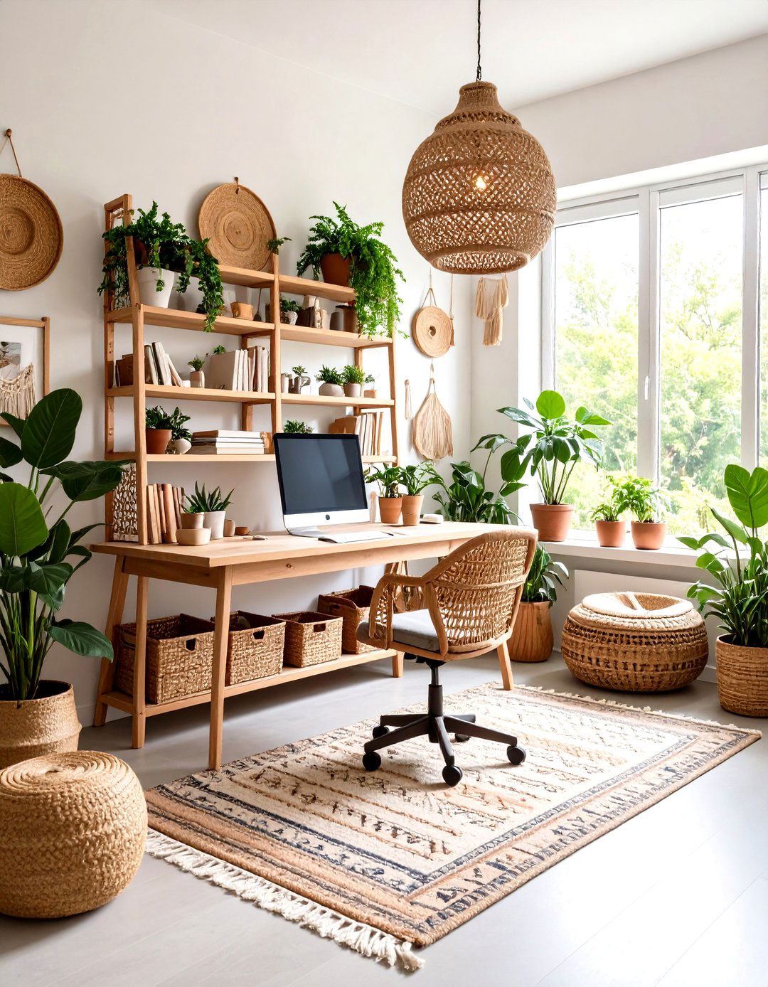 The Bohemian Rattan and Wicker Collection - 30 home office storage ideas