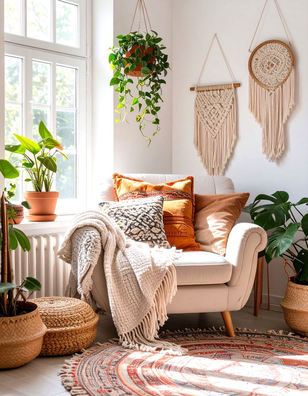 The Bohemian Reading Nook - 30 interior design with natural light ideas