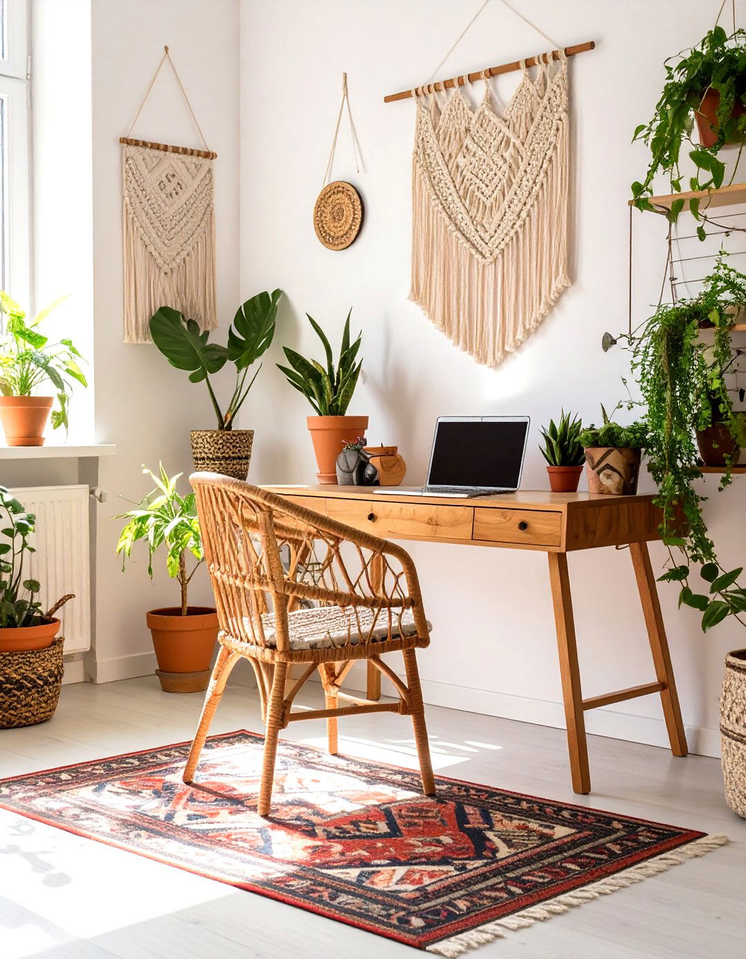 The Bohemian Retreat Home Office - 30 home office decor ideas for her